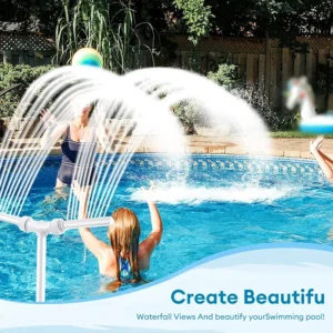 Adjustable Dual Spray Waterfall Swimming Pool Fountain